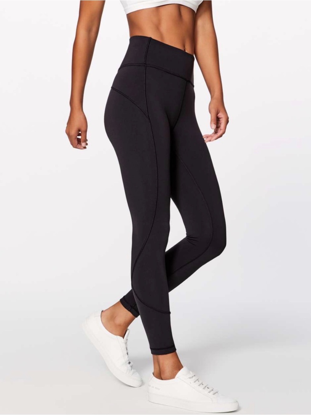 Lululemon In Movement 7/8 Tight 25” Everlux Black Size 6